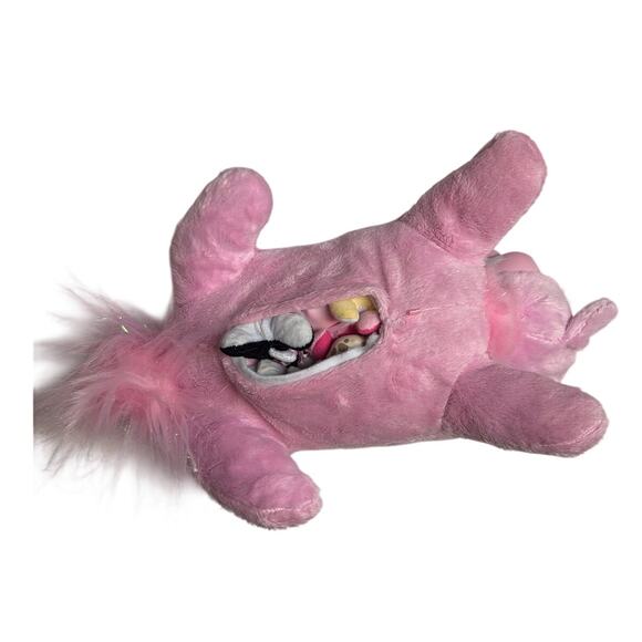 Vintage 1990s Puppy Surprise Pink Dog Plush w/ 7 Puppies Hasbro Toy Set EUC - Picture 3 of 6